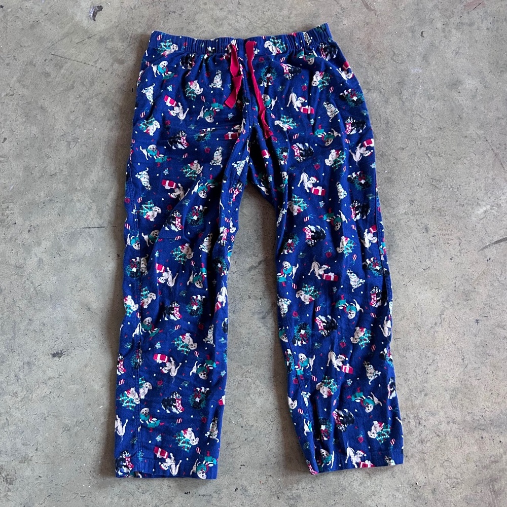 Land's End pajama pants with Christmas puppies
